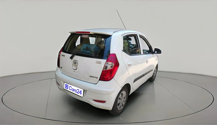 2011 Hyundai i10 SPORTZ 1.2 AT, CNG, Automatic, 84,592 km, exterior