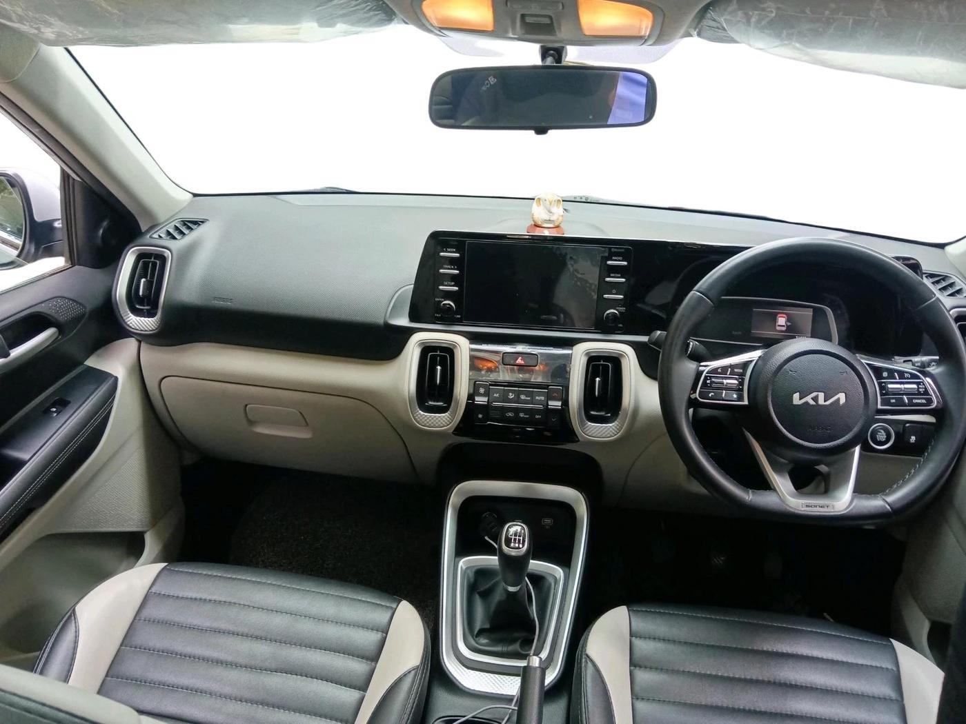 2022 KIA SONET HTX 1.5, Diesel, Manual, 51,429 km, interior