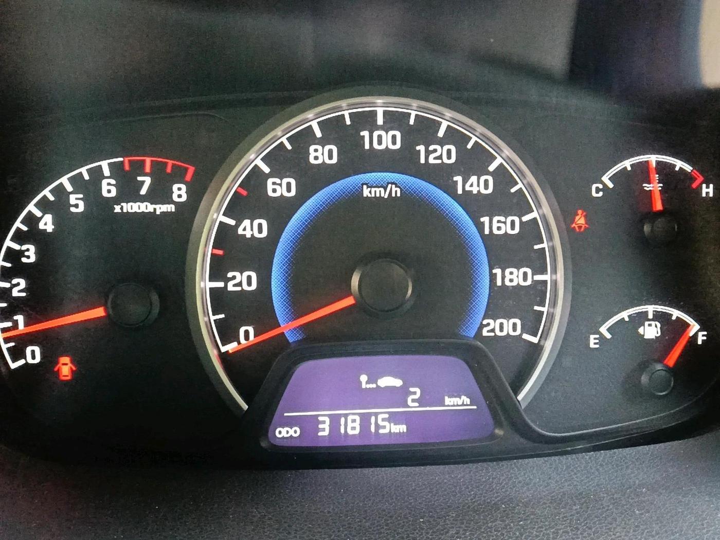 2017 Hyundai Grand i10 MAGNA 1.2 KAPPA VTVT, Petrol, Manual, 31,815 km, interior
