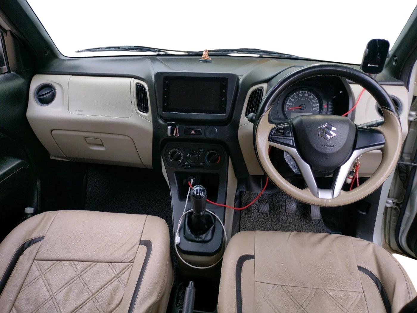 2019 Maruti New Wagon-R LXI CNG (O) 1.0, CNG, Manual, 77,821 km, interior