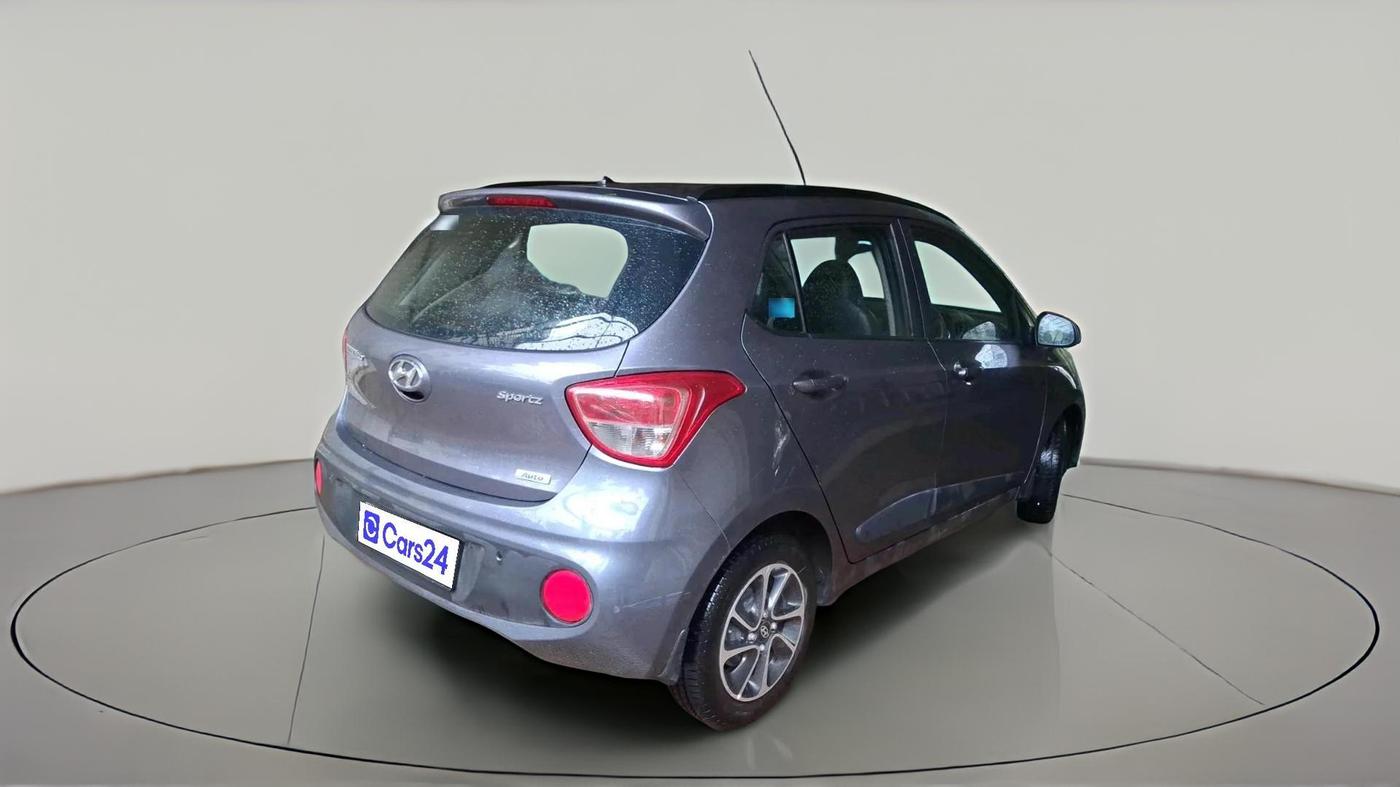 2017 Hyundai Grand i10 SPORTZ (O) AT 1.2 KAPPA VTVT, Petrol, Automatic, 50,224 km, exterior