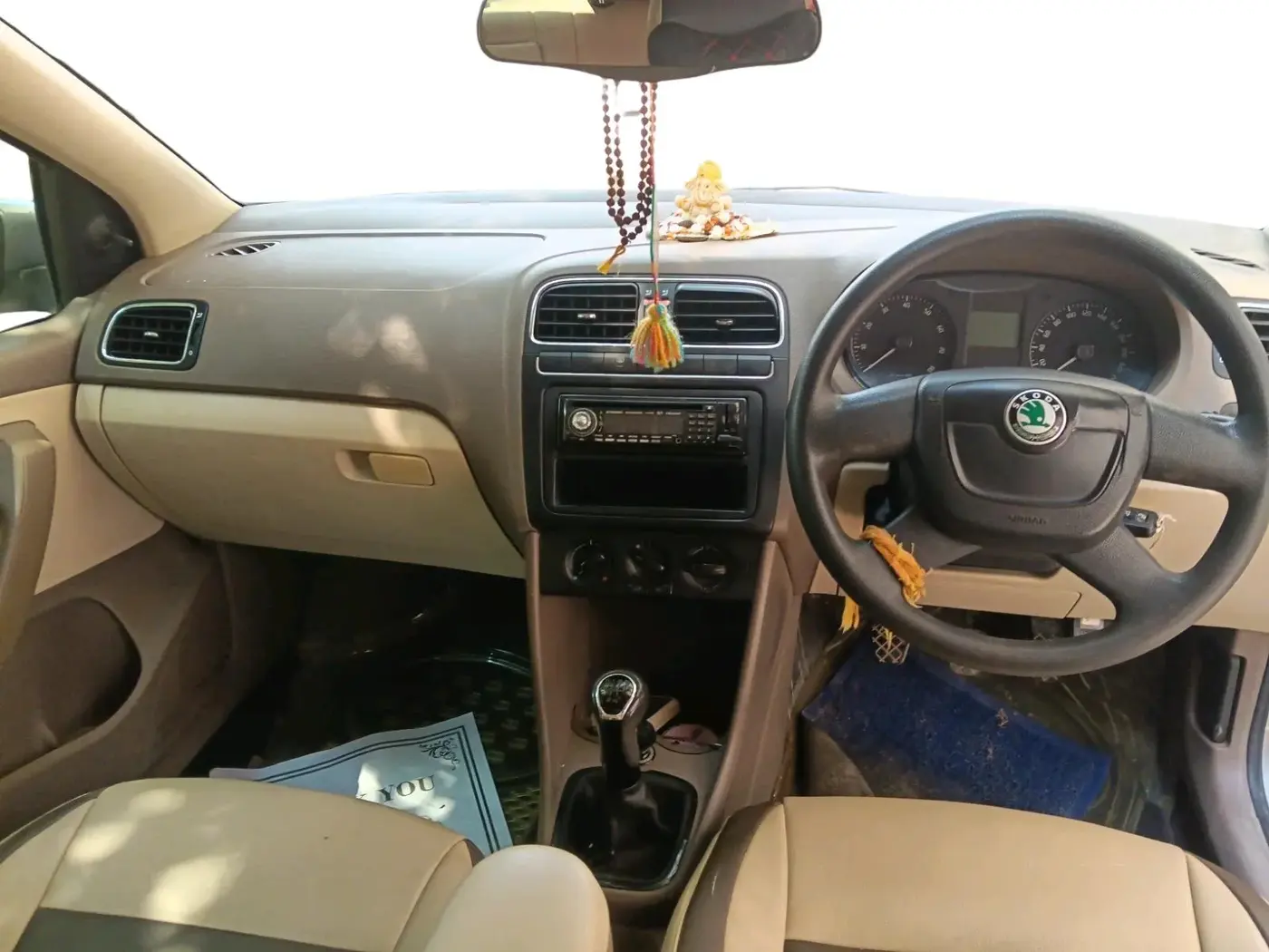 2012 Skoda Rapid AMBITION 1.6 MPI AT, Petrol, Automatic, 93,716 km, interior