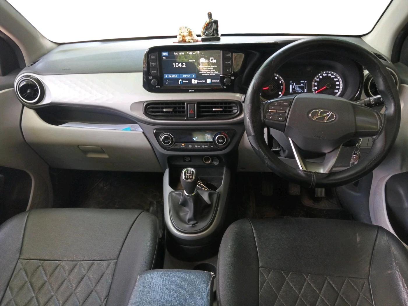 2021 Hyundai GRAND I10 NIOS SPORTZ 1.2 KAPPA VTVT CNG, CNG, Manual, 1,17,507 km, interior