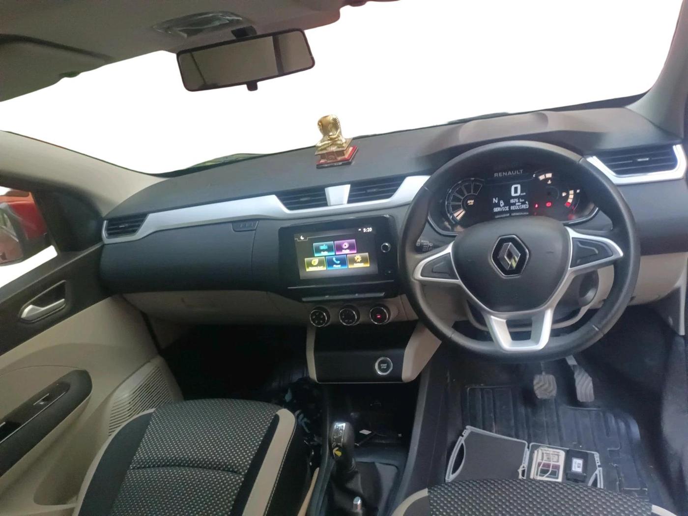 2020 Renault TRIBER RXZ AMT, Petrol, Automatic, 18,261 km, interior
