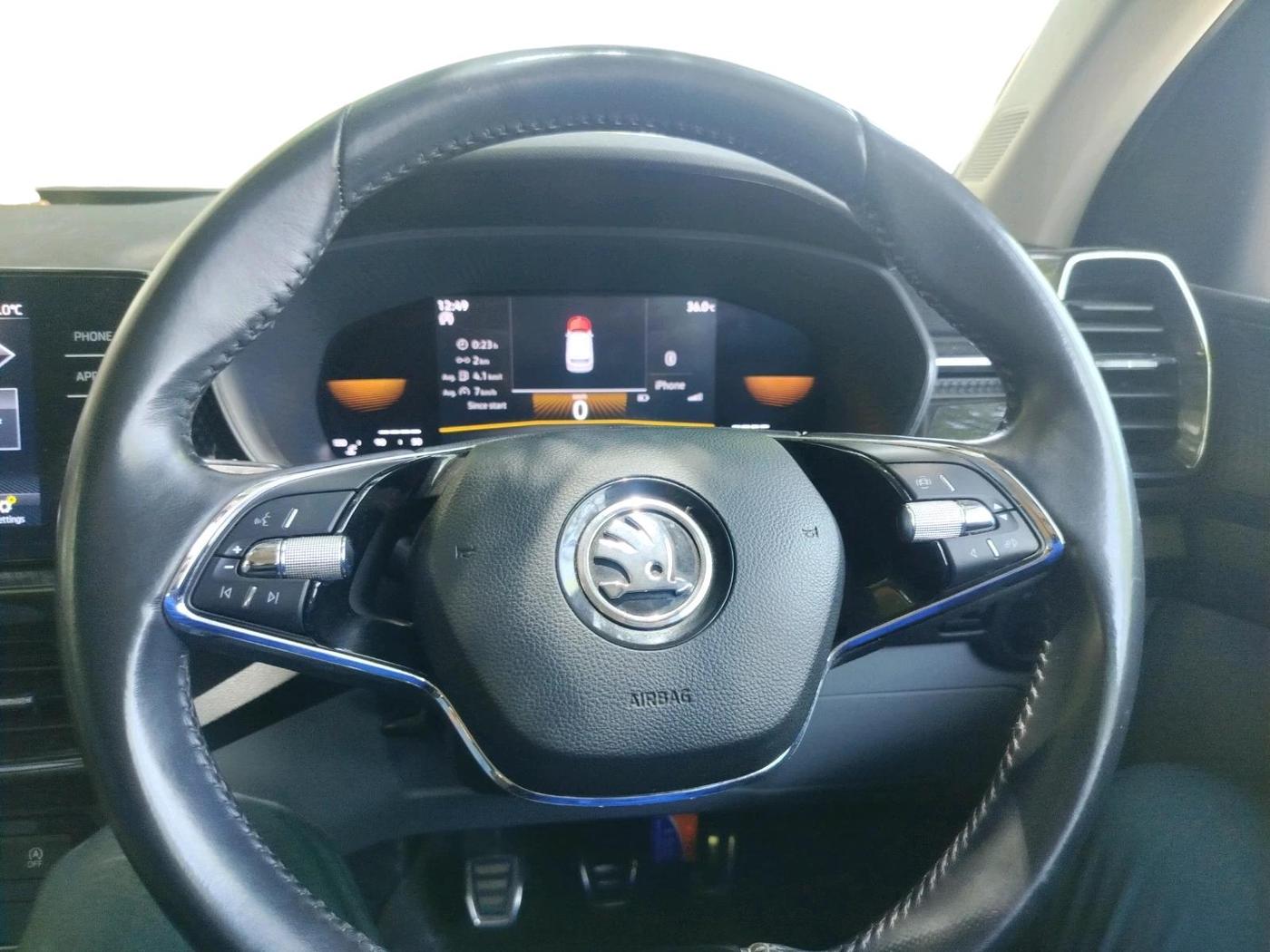 2022 Skoda KUSHAQ STYLE 1.0L TSI MT, Petrol, Manual, 20,193 km, interior