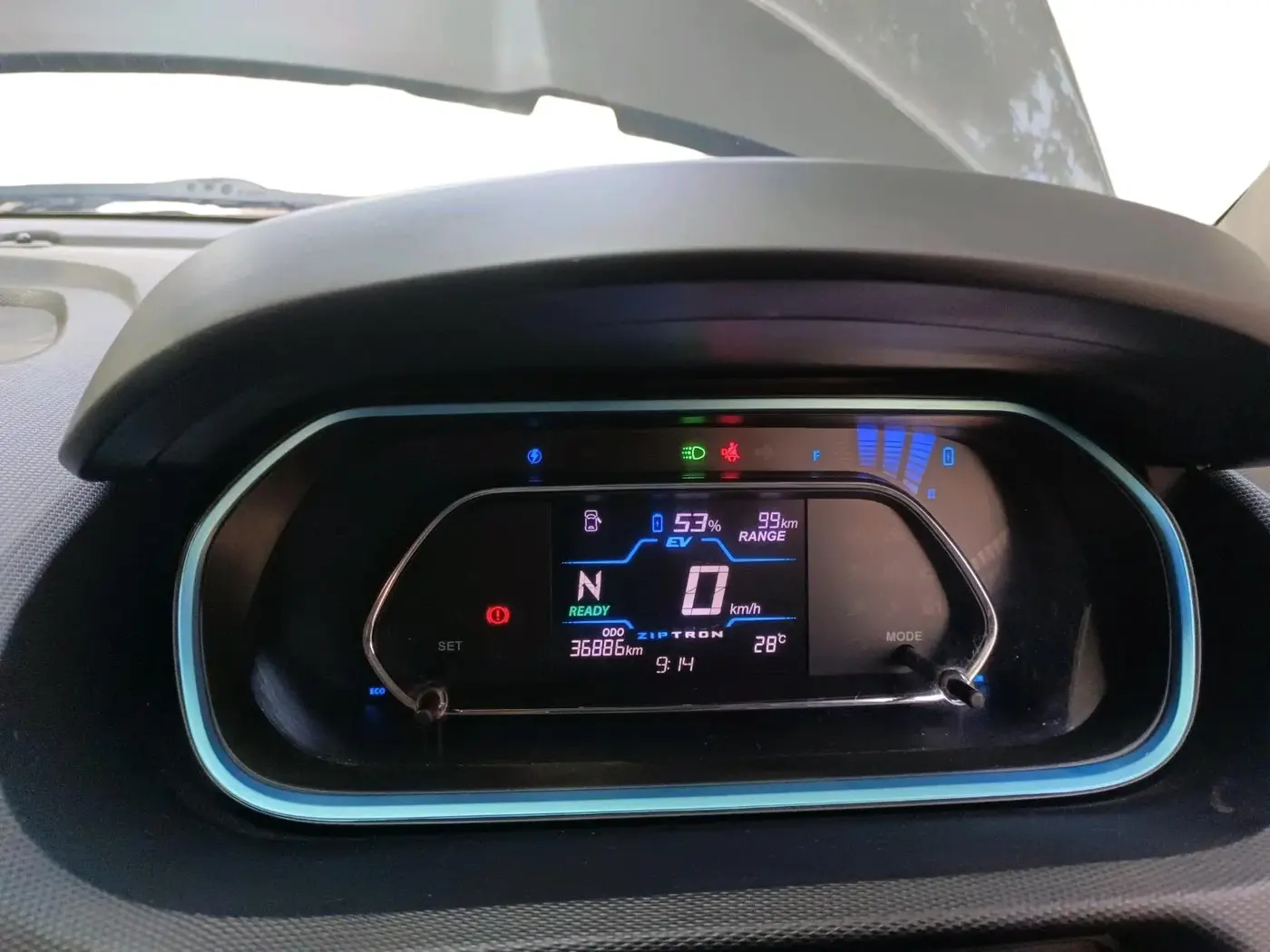 2022 Tata TIGOR EV XZ PLUS, Electric, Automatic, 36,886 km, interior