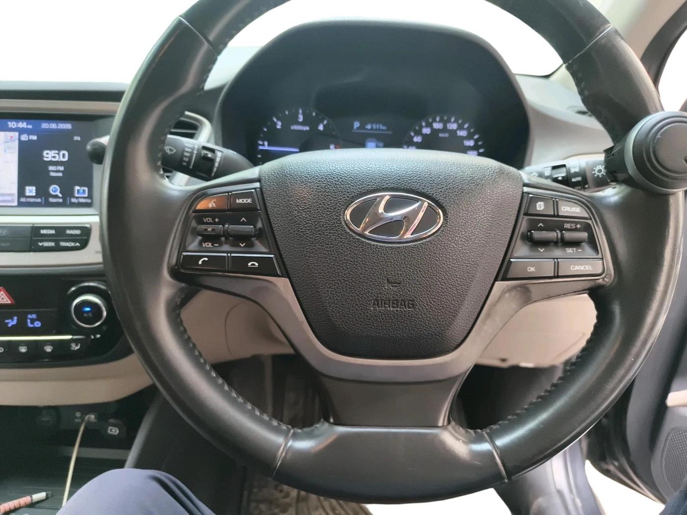 2019 Hyundai Verna 1.6 CRDI SX + AT, Diesel, Automatic, 70,128 km, interior
