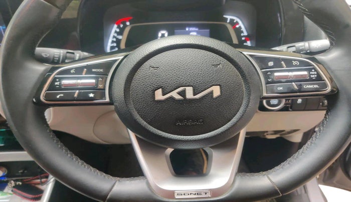 2021 KIA SONET HTX 1.0 IMT, Petrol, Manual, 26,403 km, interior