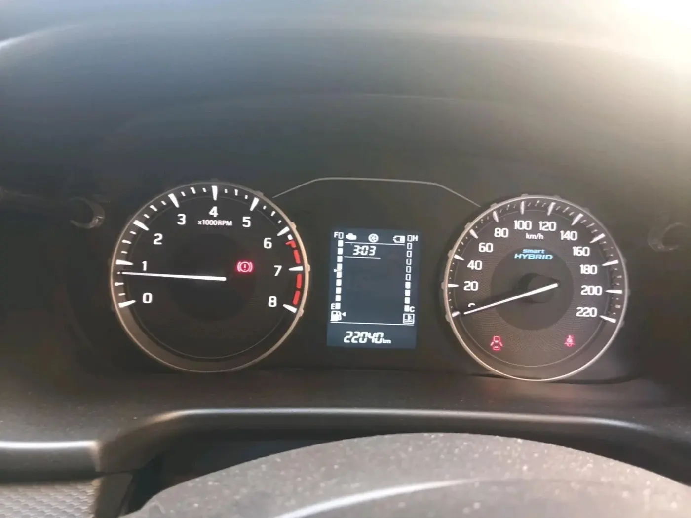2023 Maruti BREZZA LXI SMART HYBRID, Petrol, Manual, 22,040 km, interior