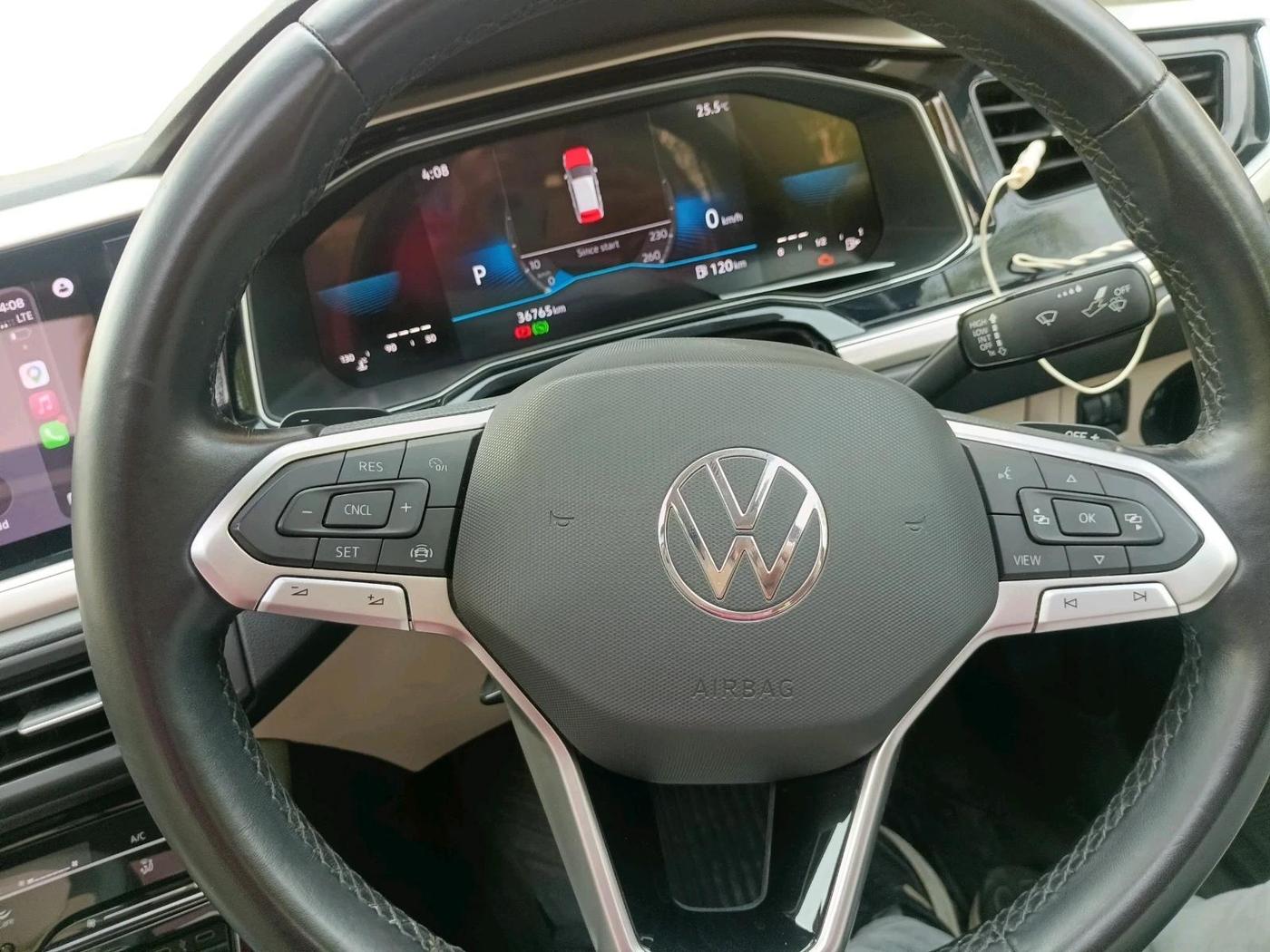 2023 Volkswagen VIRTUS TOPLINE TSI 1.0 AT, Petrol, Automatic, 36,765 km, interior