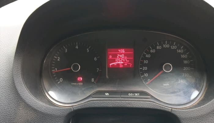 2013 Volkswagen Polo COMFORTLINE 1.2L PETROL, Petrol, Manual, 1,05,247 km, interior