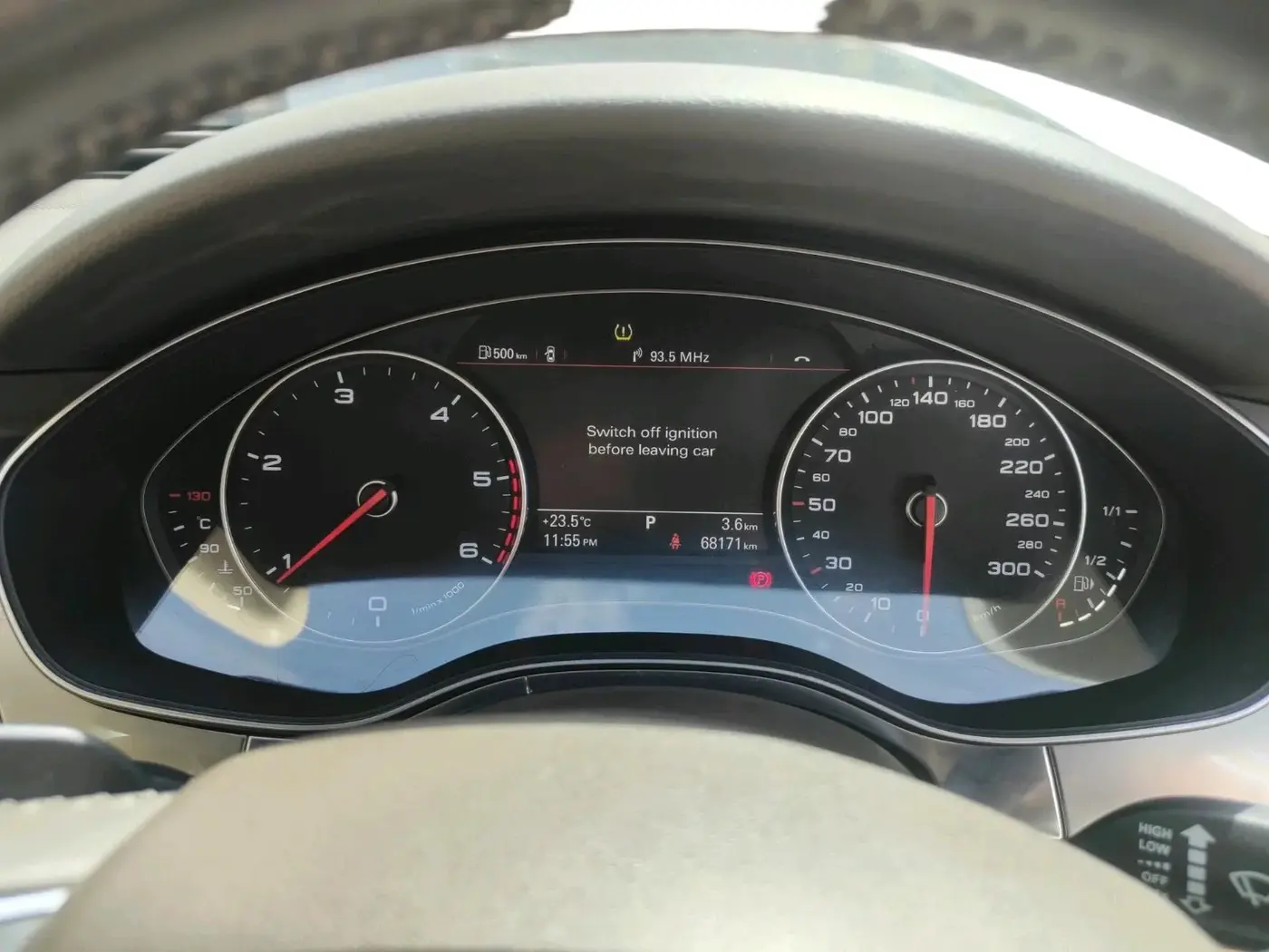2012 Audi A6 2.0 TDI PREMIUM, Diesel, Automatic, 68,171 km, interior
