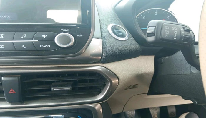 2019 Ford Ecosport TITANIUM 1.5L DIESEL, Diesel, Manual, 1,32,431 km, interior