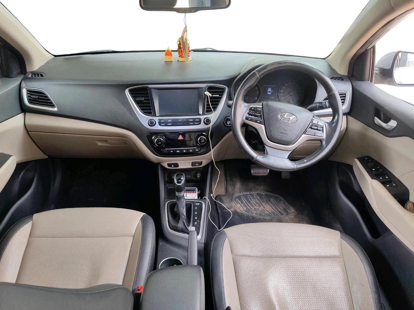 2019 Hyundai Verna 1.6 VTVT SX (O) AT, Petrol, Automatic, 61,701 km, interior