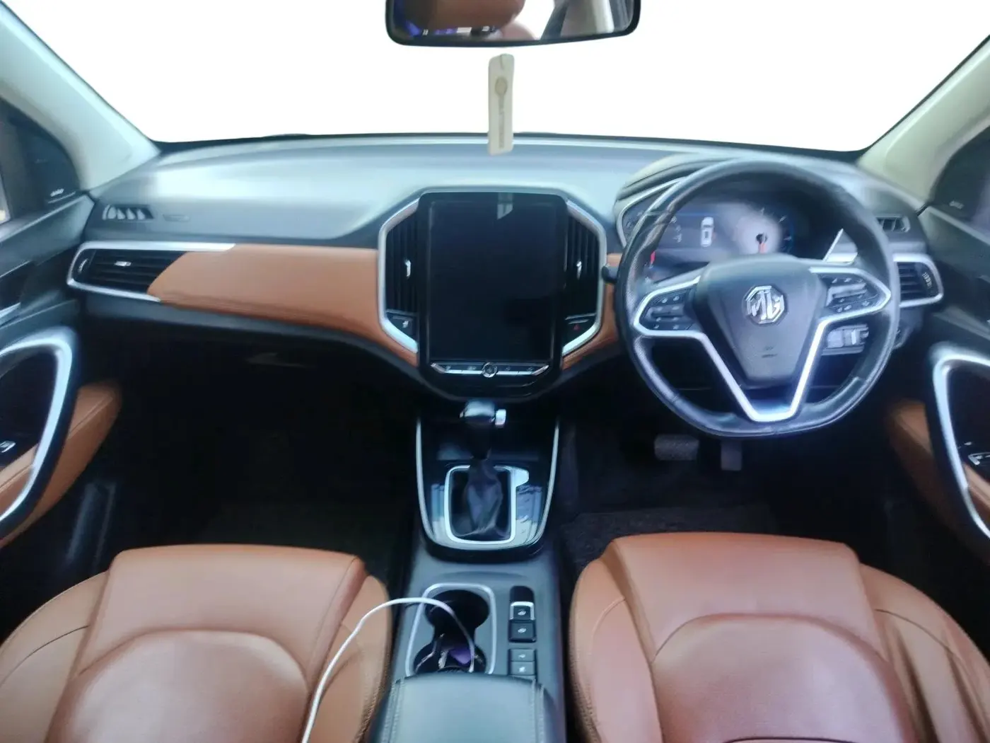 2022 MG HECTOR PLUS SHARP 1.5 PETROL TURBO CVT 6-STR, Petrol, Automatic, 76,369 km, interior