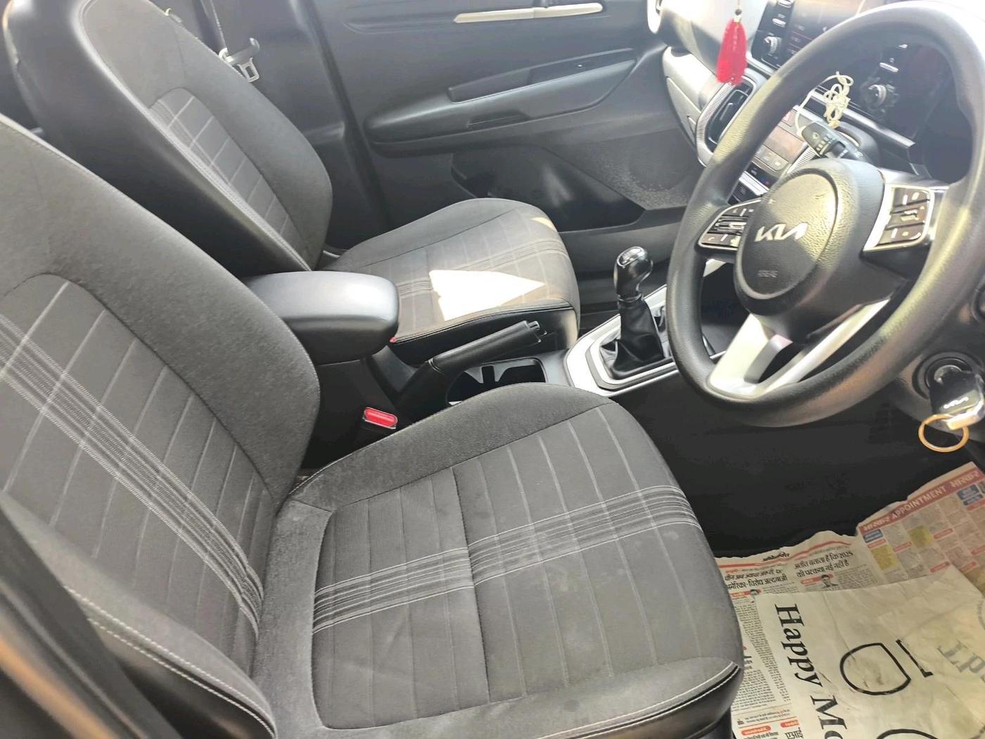 2024 KIA SONET HTK (O) 1.2 Petrol MT, Petrol, Manual, 68,128 km, interior