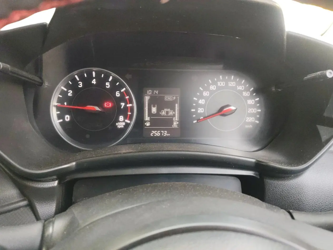 2025 Maruti Swift VXI 1.2L CNG, CNG, Manual, 25,673 km, interior