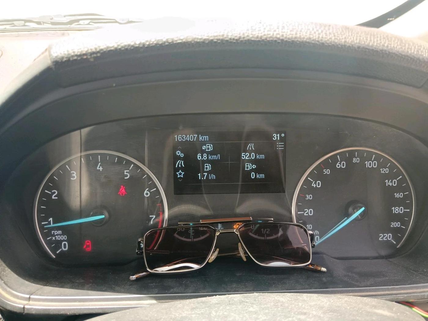 2019 Ford Ecosport TITANIUM 1.5L THUNDER EDTION PETROL, CNG, Manual, 1,63,407 km, interior
