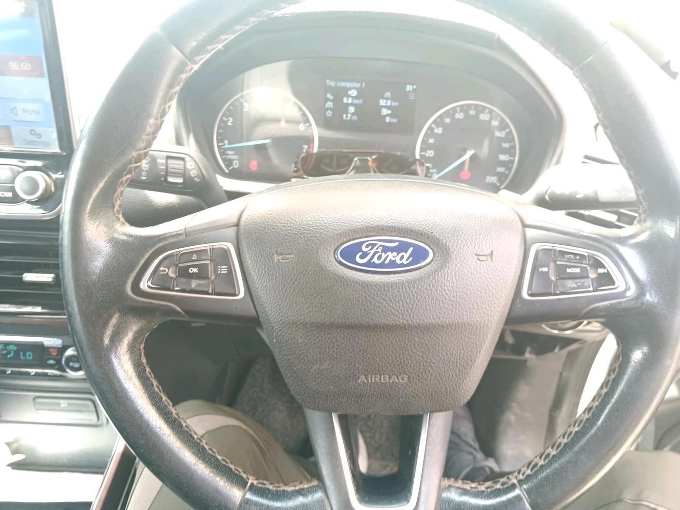 2019 Ford Ecosport TITANIUM 1.5L THUNDER EDTION PETROL, CNG, Manual, 1,63,407 km, interior