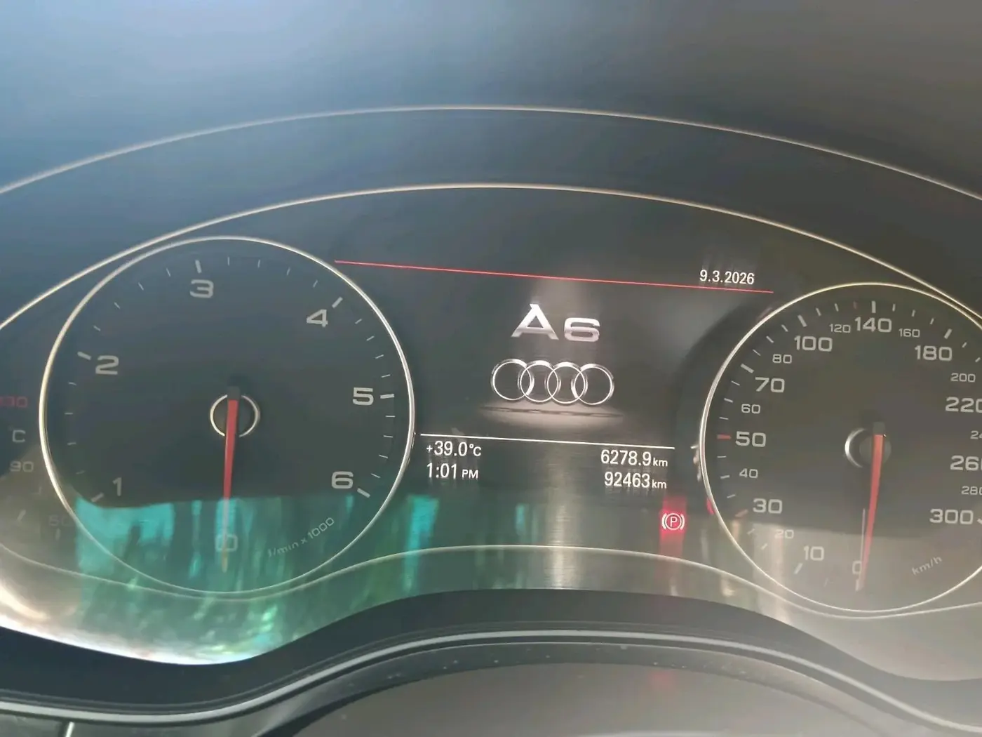 2013 Audi A6 2.0 TDI PREMIUM, Diesel, Automatic, 92,461 km, interior