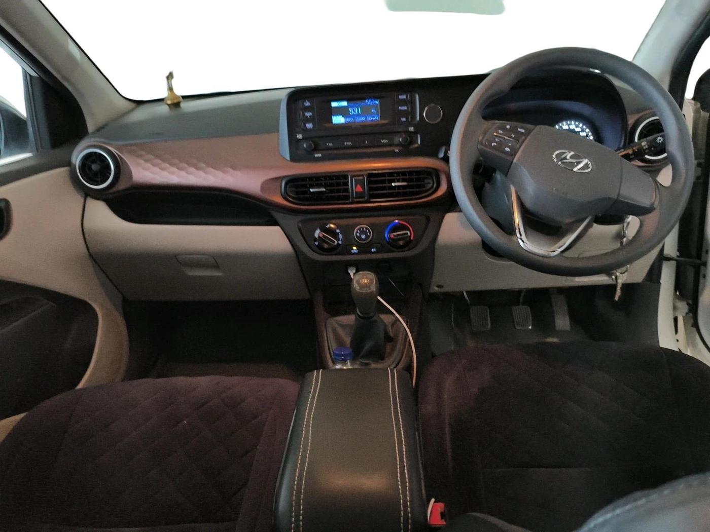 2021 Hyundai AURA S 1.2 CNG, CNG, Manual, 73,650 km, interior