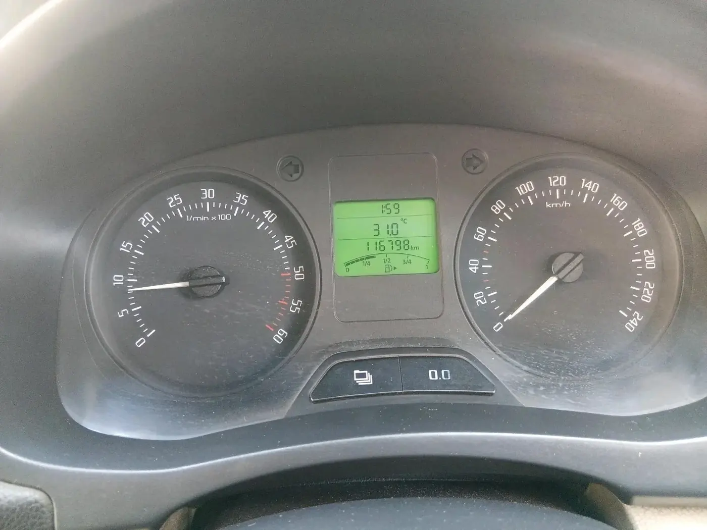 2011 Skoda Fabia AMBITION PLUS 1.2 TDI CR, Diesel, Manual, 1,16,798 km, interior