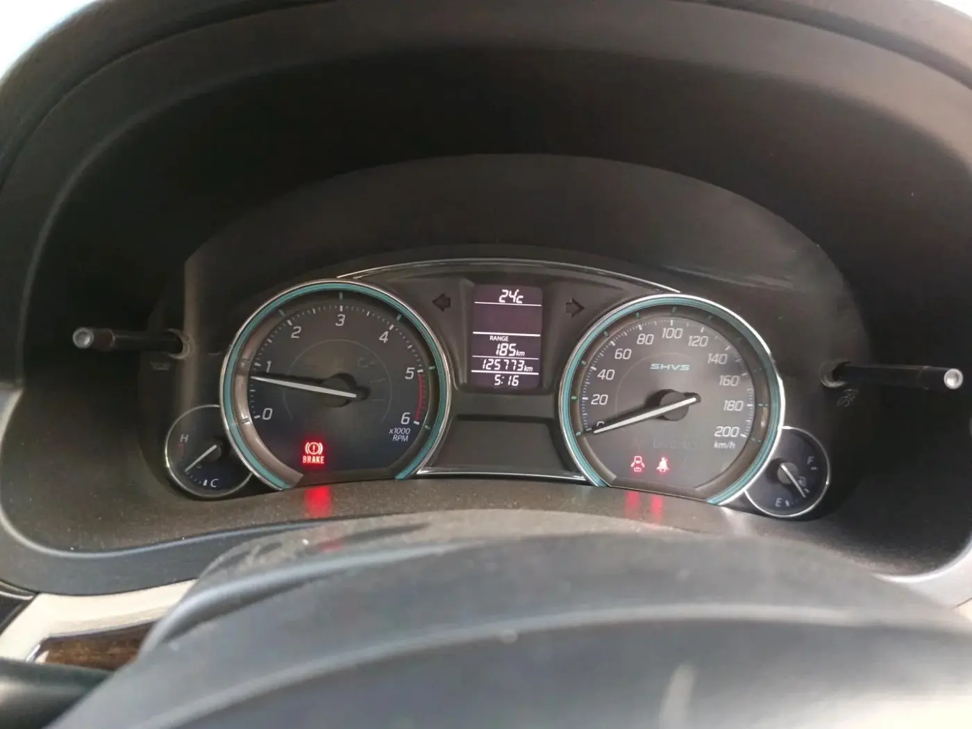 2016 Maruti Ciaz VDI+ SHVS, Diesel, Manual, 1,26,605 km, interior