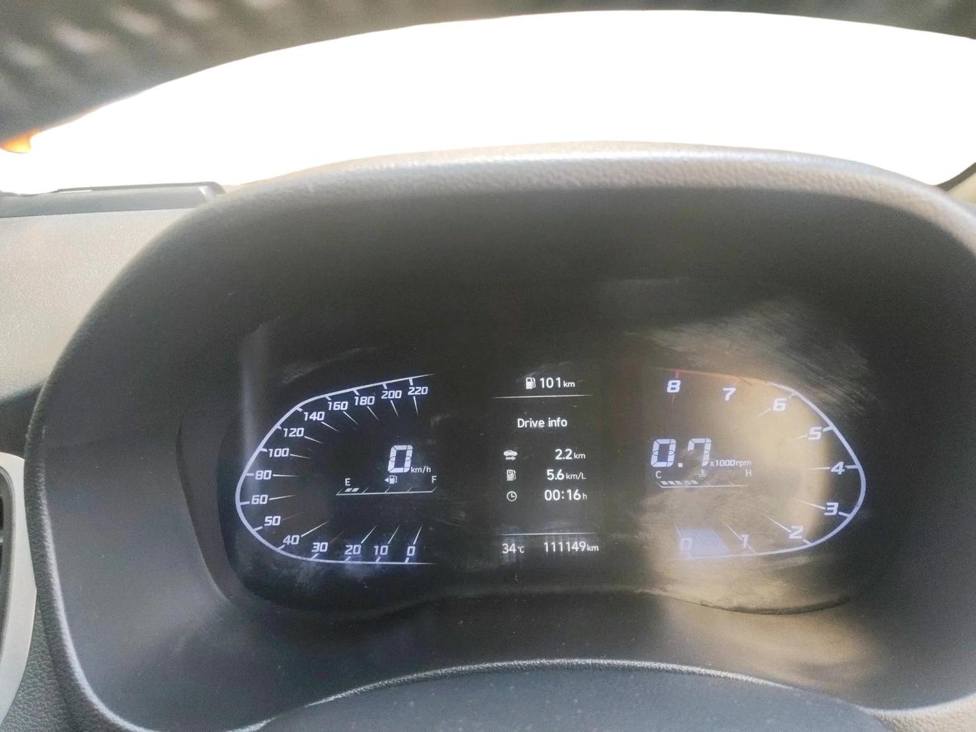 2022 Hyundai Verna SX 1.5 VTVT, Petrol, Manual, 1,11,149 km, interior