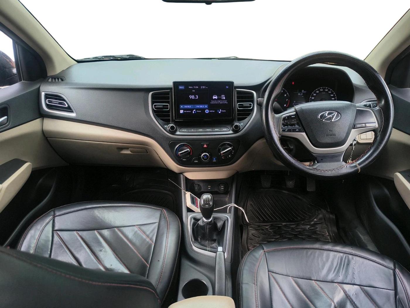 2022 Hyundai Verna S PLUS 1.5 VTVT, CNG, Manual, 35,614 km, interior