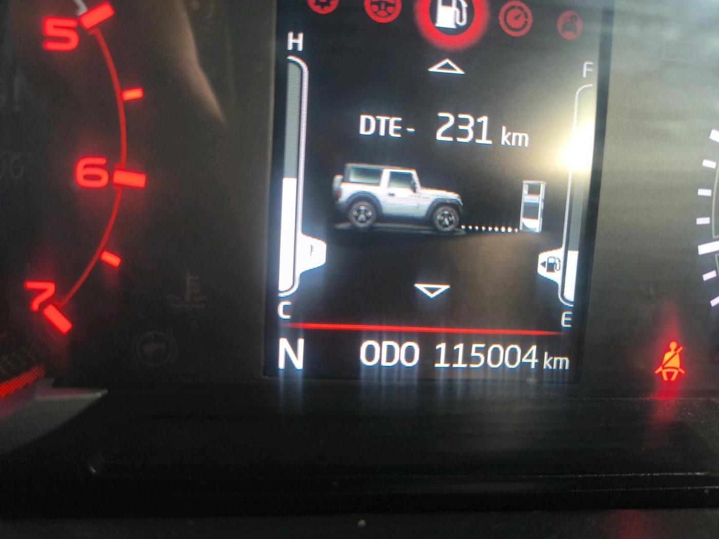 2021 Mahindra Thar LX HARD TOP 4WD MT, Diesel, Manual, 1,15,004 km, interior