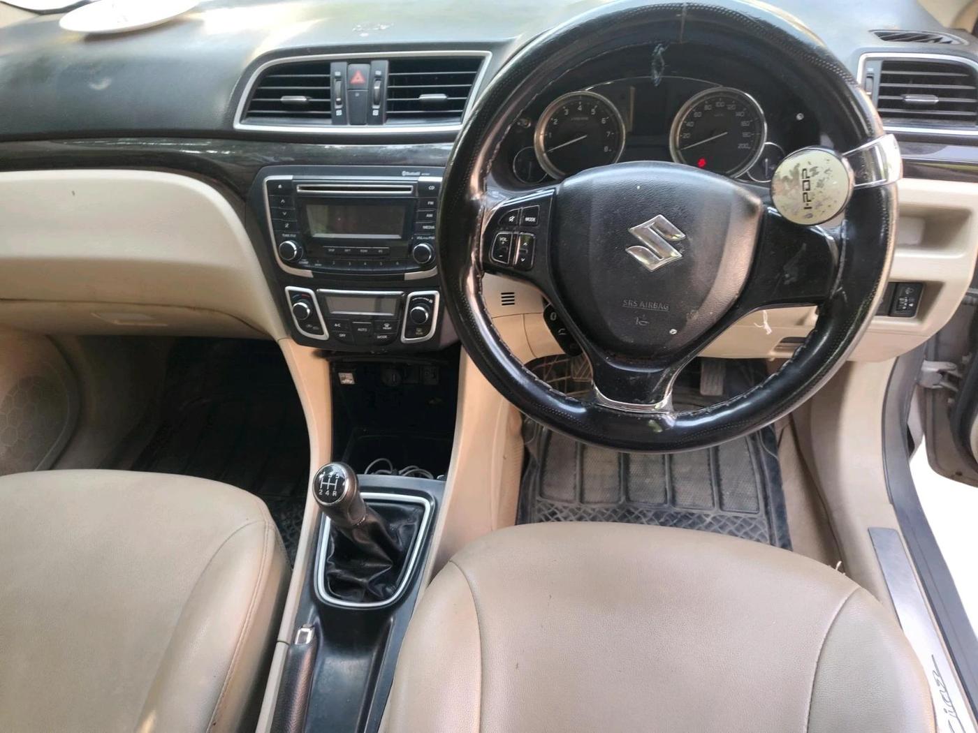 2017 Maruti Ciaz DELTA 1.4 MT PETROL, Petrol, Manual, 1,01,478 km, interior