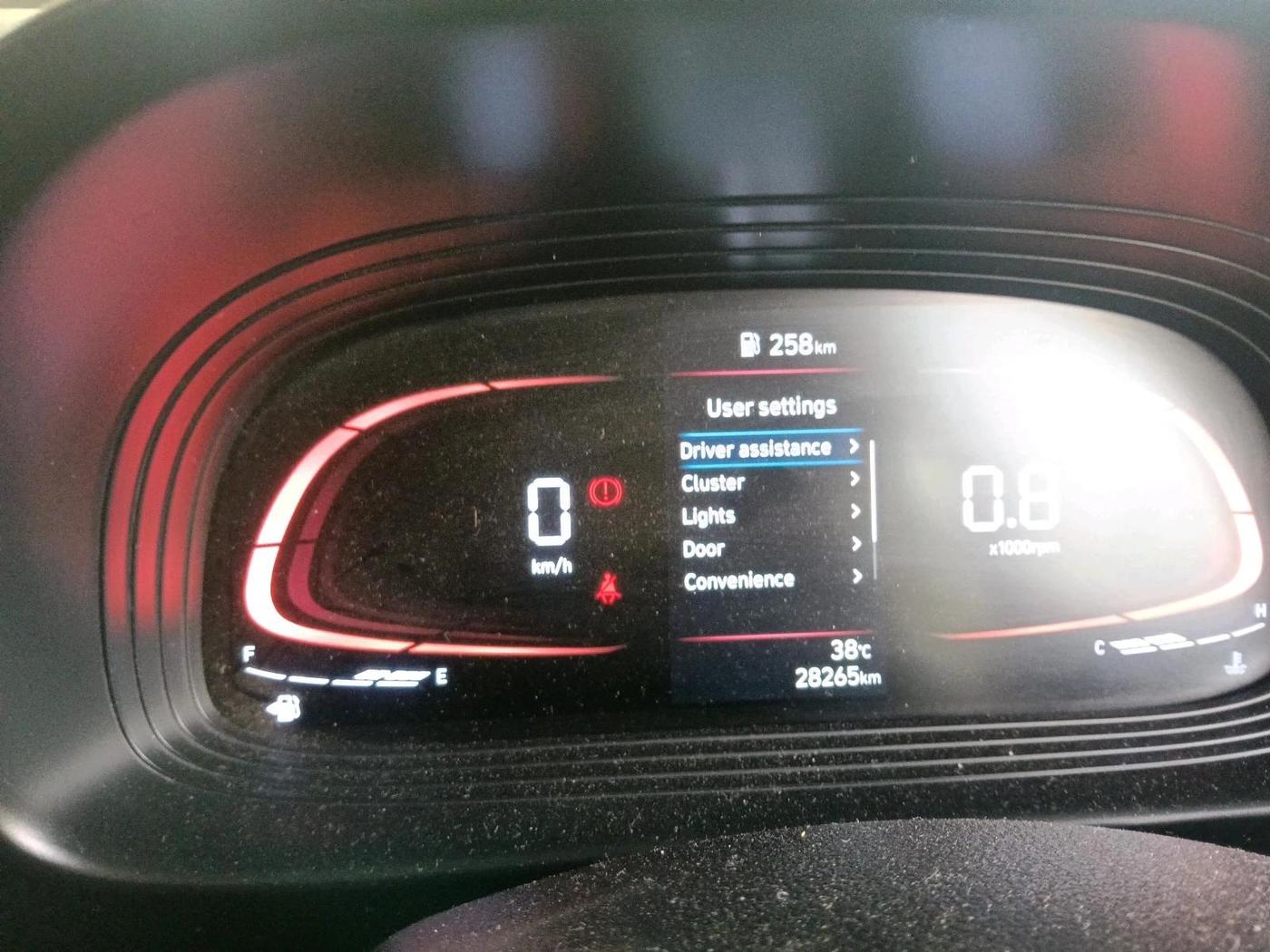 2022 Hyundai VENUE S(O) 1.2, Petrol, Manual, 28,265 km, interior