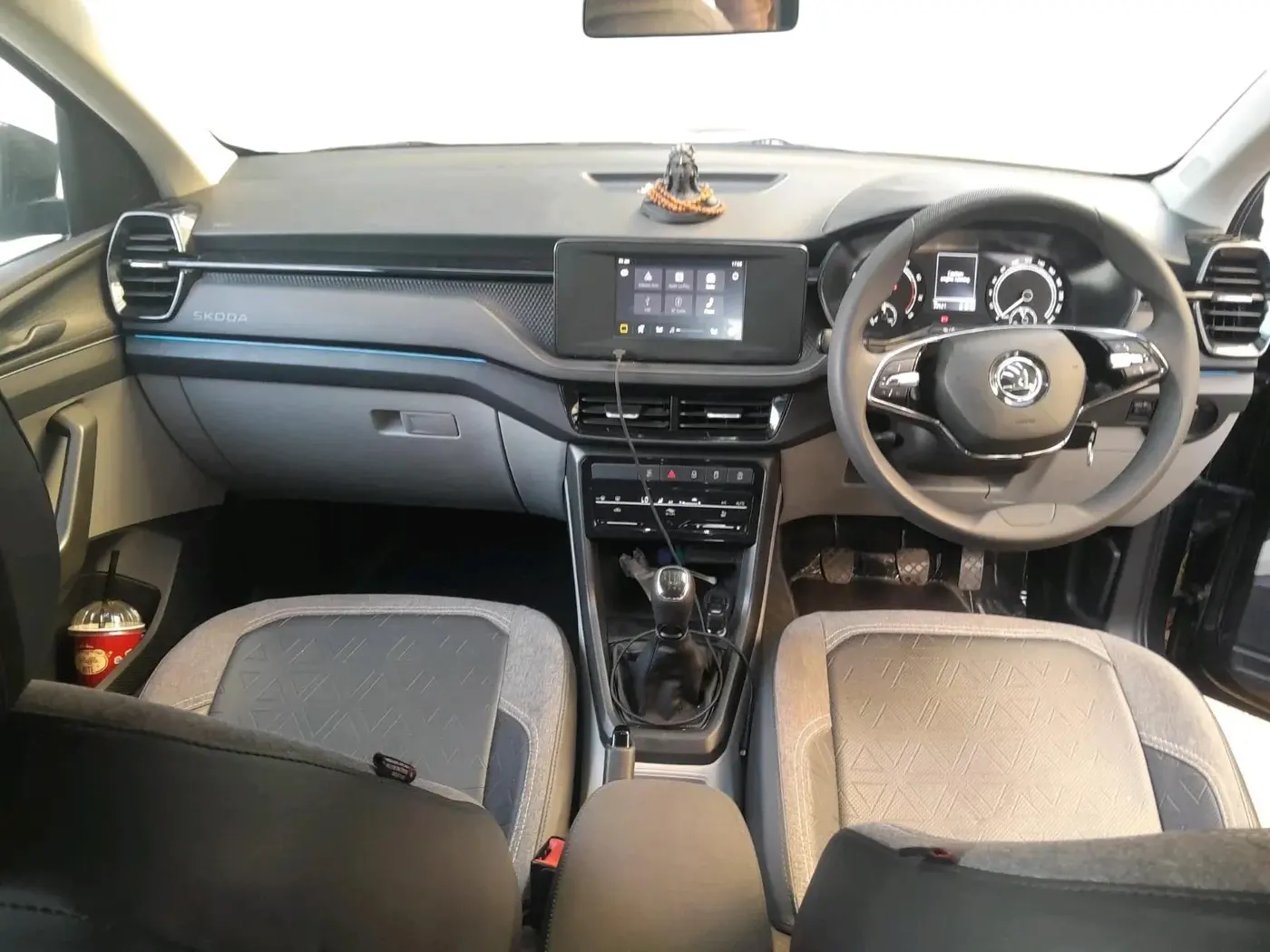 2023 Skoda KUSHAQ Active plus 1.0 TSI , Petrol, Manual, 22,522 km, interior