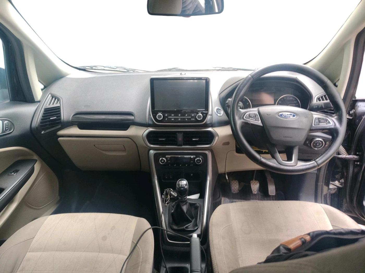 2020 Ford Ecosport TITANIUM + 1.5L PETROL, Petrol, Manual, 1,32,034 km, interior