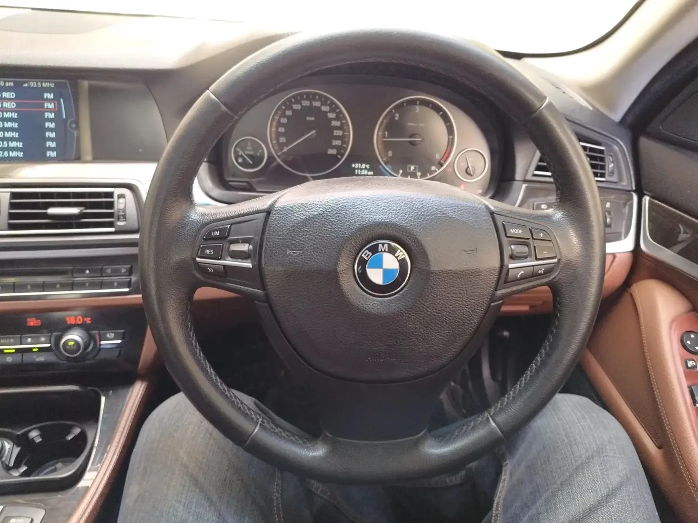2012 BMW 5 Series 520D 2.0, Diesel, Automatic, 1,24,826 km, interior