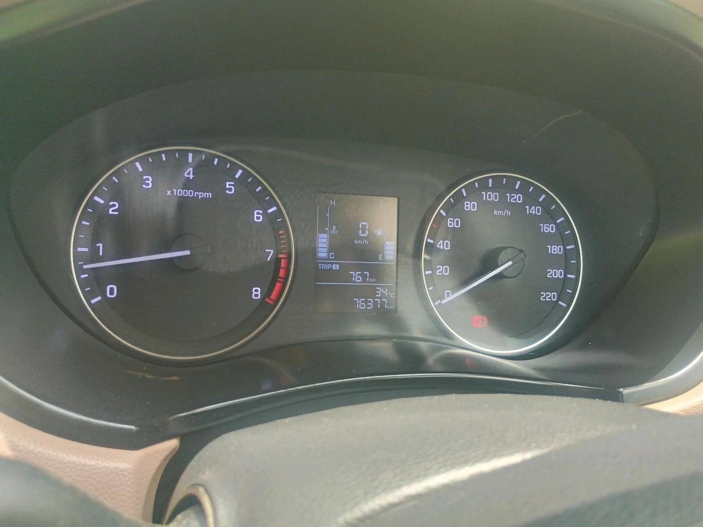 2017 Hyundai Elite i20 SPORTZ 1.2, Petrol, Manual, 76,377 km, interior