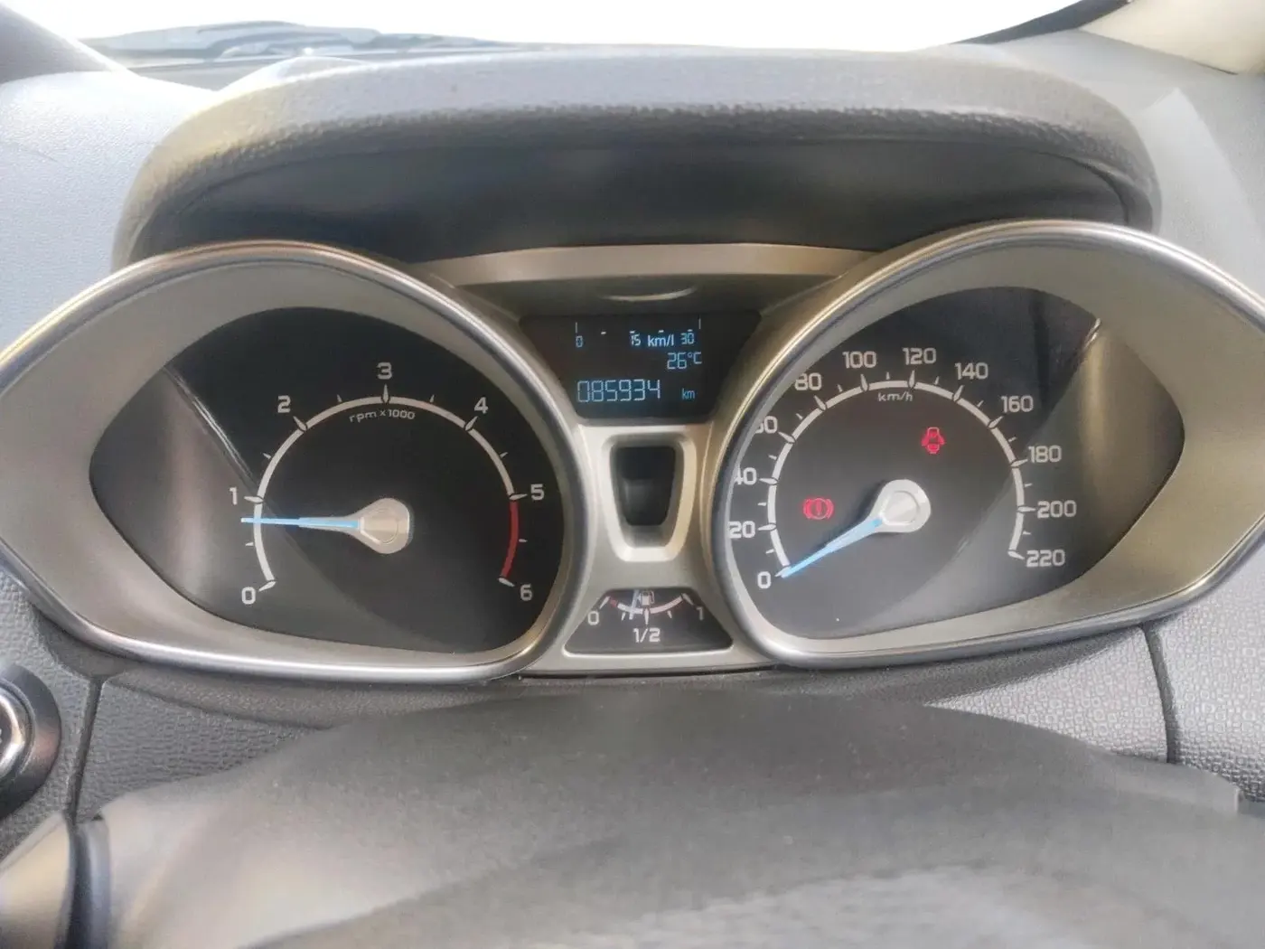 2017 Ford Ecosport TITANIUM+ 1.5L DIESEL, Diesel, Manual, 85,934 km, interior