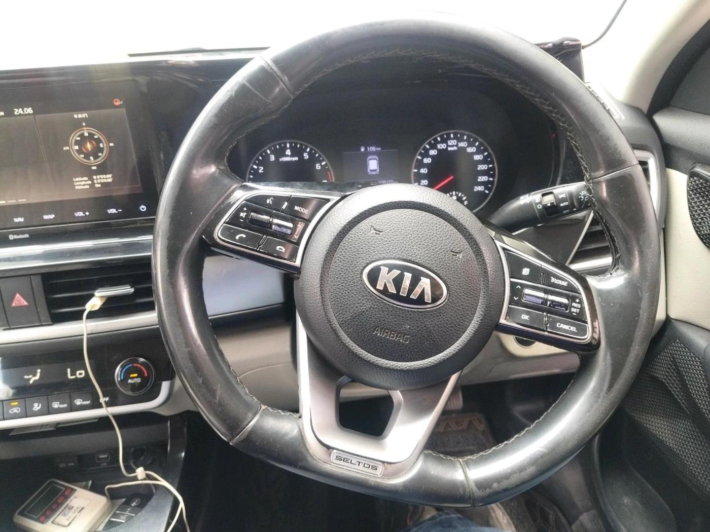 2020 KIA SELTOS HTX 1.5 PETROL, Petrol, Manual, 1,09,155 km, interior