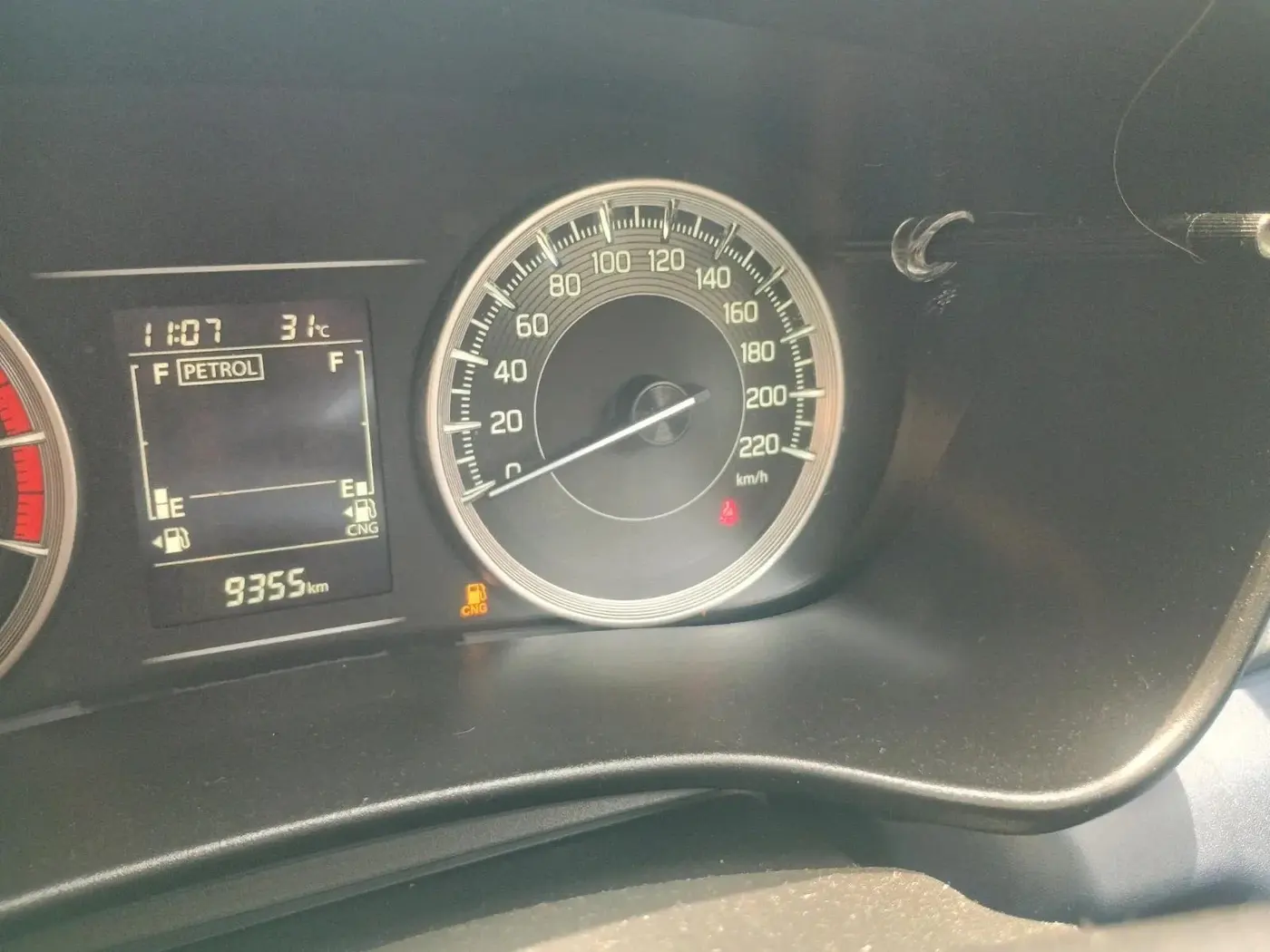 2024 Maruti Baleno DELTA CNG 1.2L, CNG, Manual, 9,355 km, interior