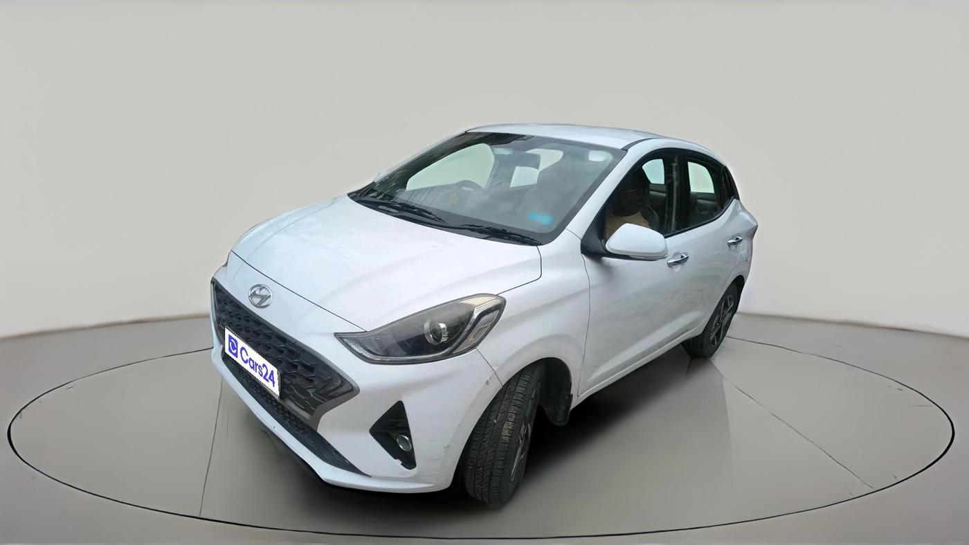 2020 Hyundai AURA SX PLUS 1.2 AMT CRDI, Diesel, Automatic, 45,991 km, exterior