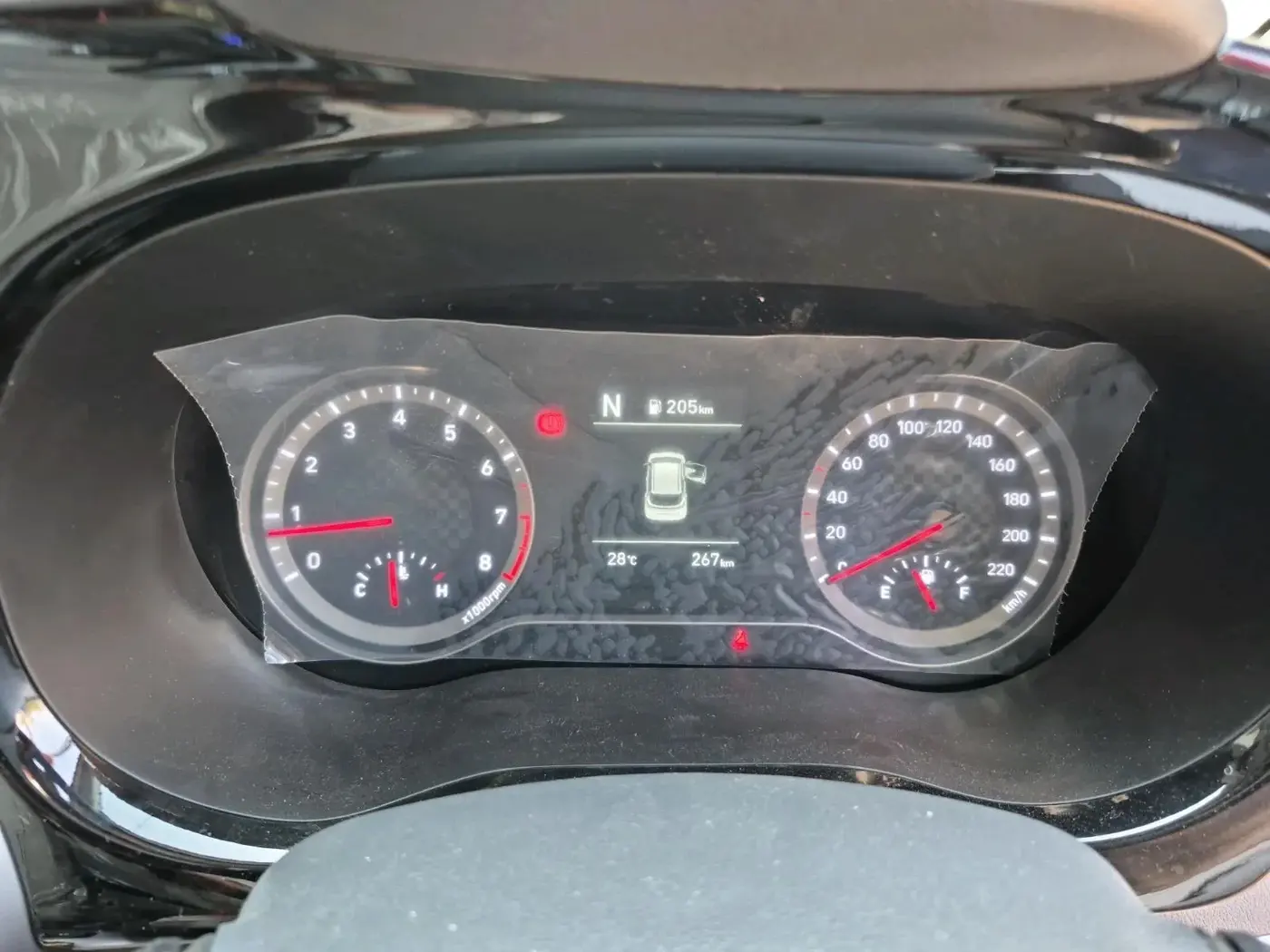 2025 Hyundai GRAND I10 NIOS SPORTZ AMT 1.2 KAPPA VTVT, Petrol, Automatic, 402 km, interior