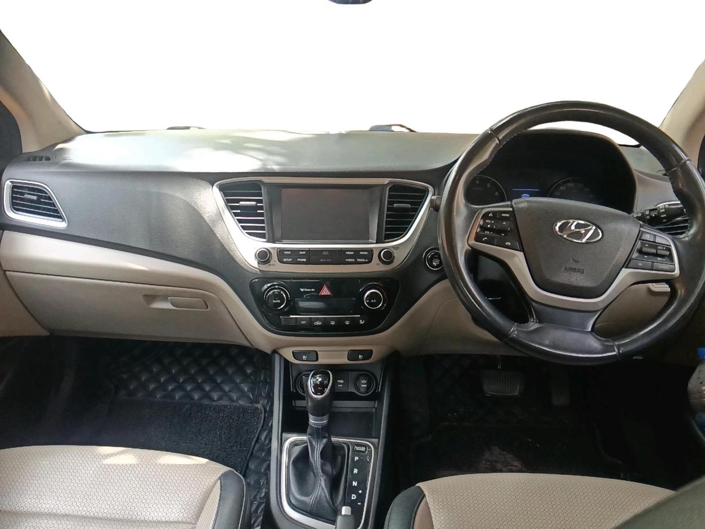 2018 Hyundai Verna 1.6 VTVT SX (O) AT, Petrol, Automatic, 43,136 km, interior