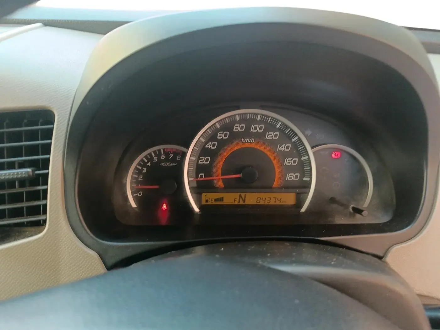 2016 Maruti Wagon R 1.0 VXI AMT, Petrol, Automatic, 84,374 km, interior