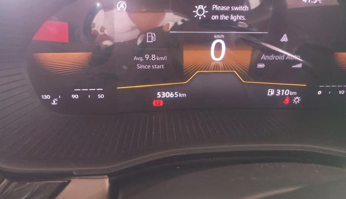 2022 Skoda SLAVIA STYLE 1.0L TSI MT, Petrol, Manual, 53,065 km, interior