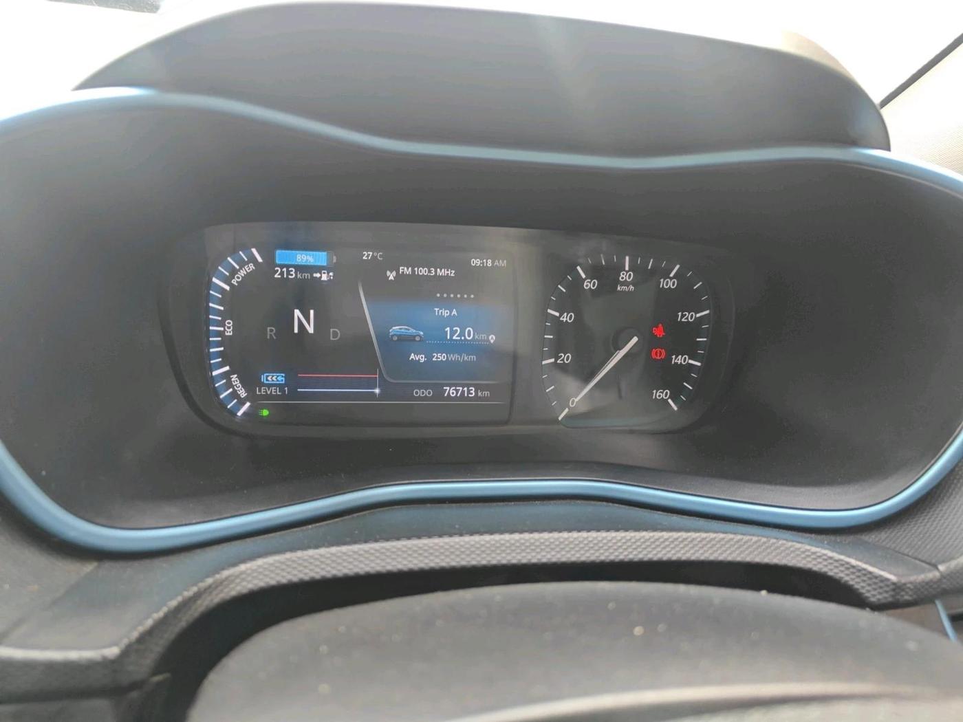 2020 Tata NEXON EV XZ PLUS, Electric, Automatic, 76,713 km, interior