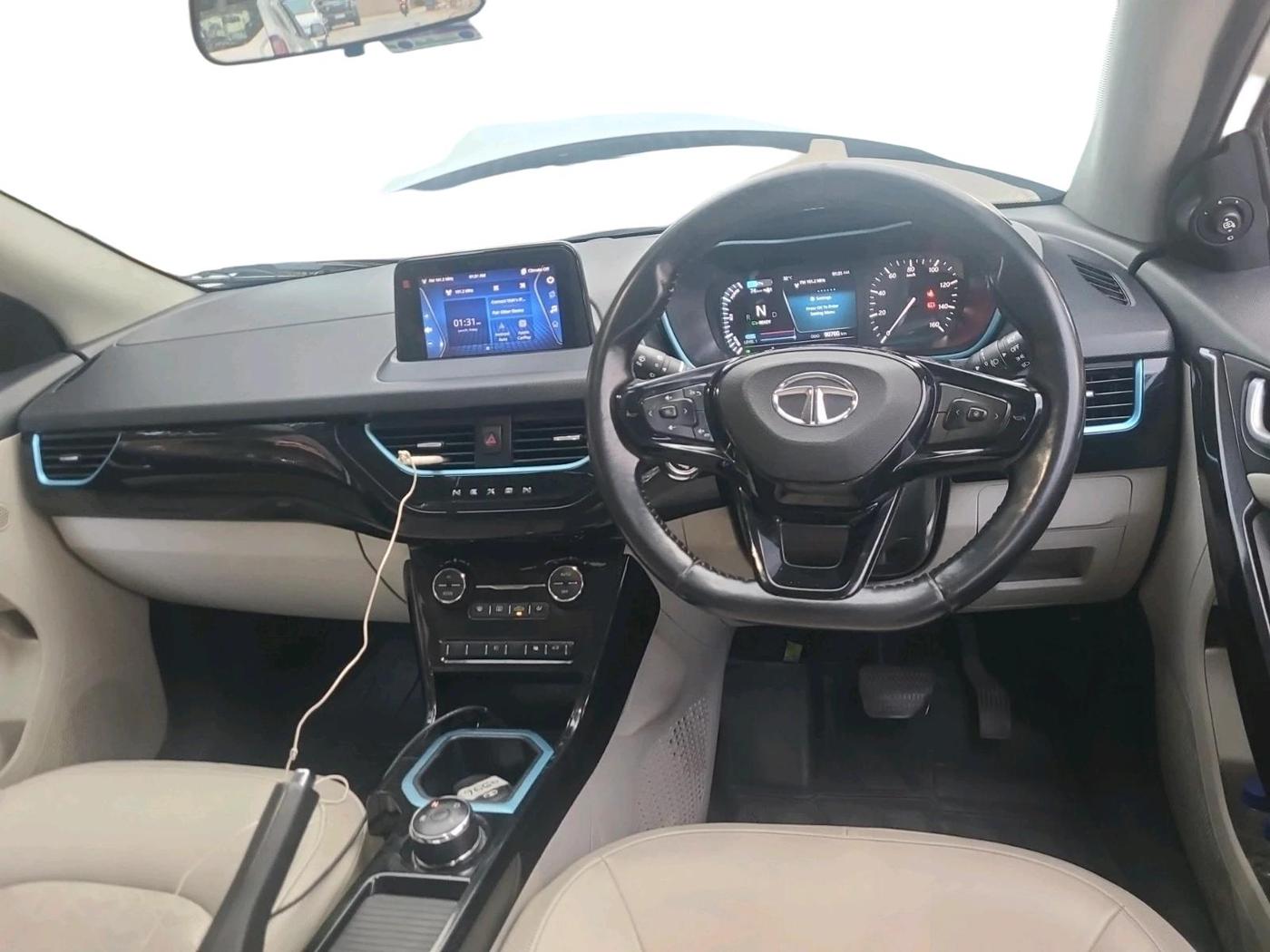 2021 Tata NEXON EV XZ PLUS LUX, Electric, Automatic, 90,703 km, interior