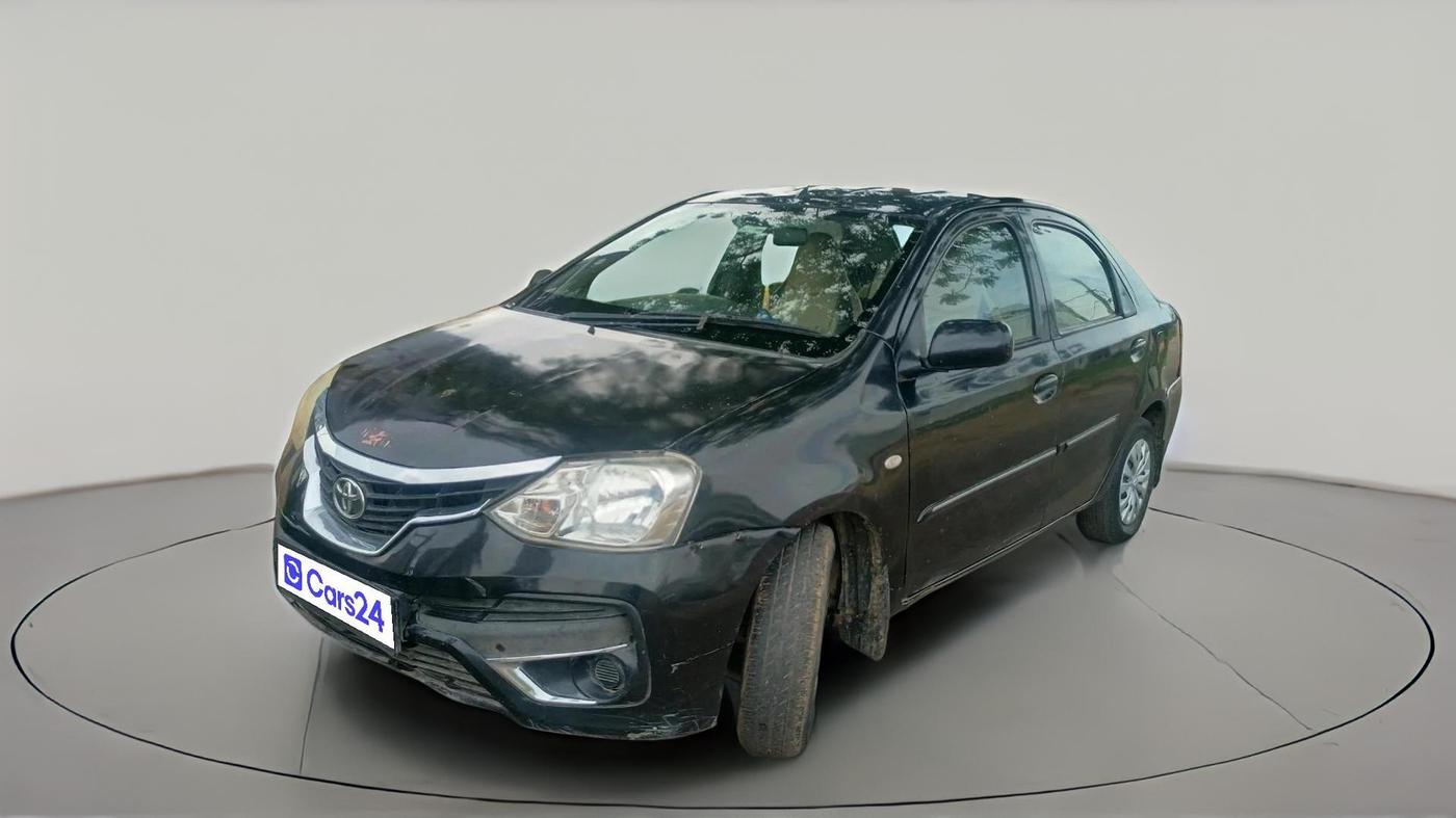 2011 Toyota Etios G, CNG, Manual, 99,069 km, exterior