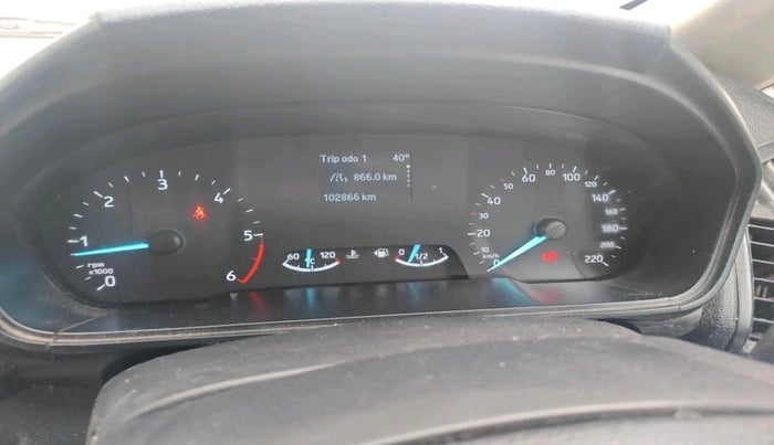 2018 Ford Ecosport TITANIUM 1.5L DIESEL, Diesel, Manual, 1,02,866 km, interior