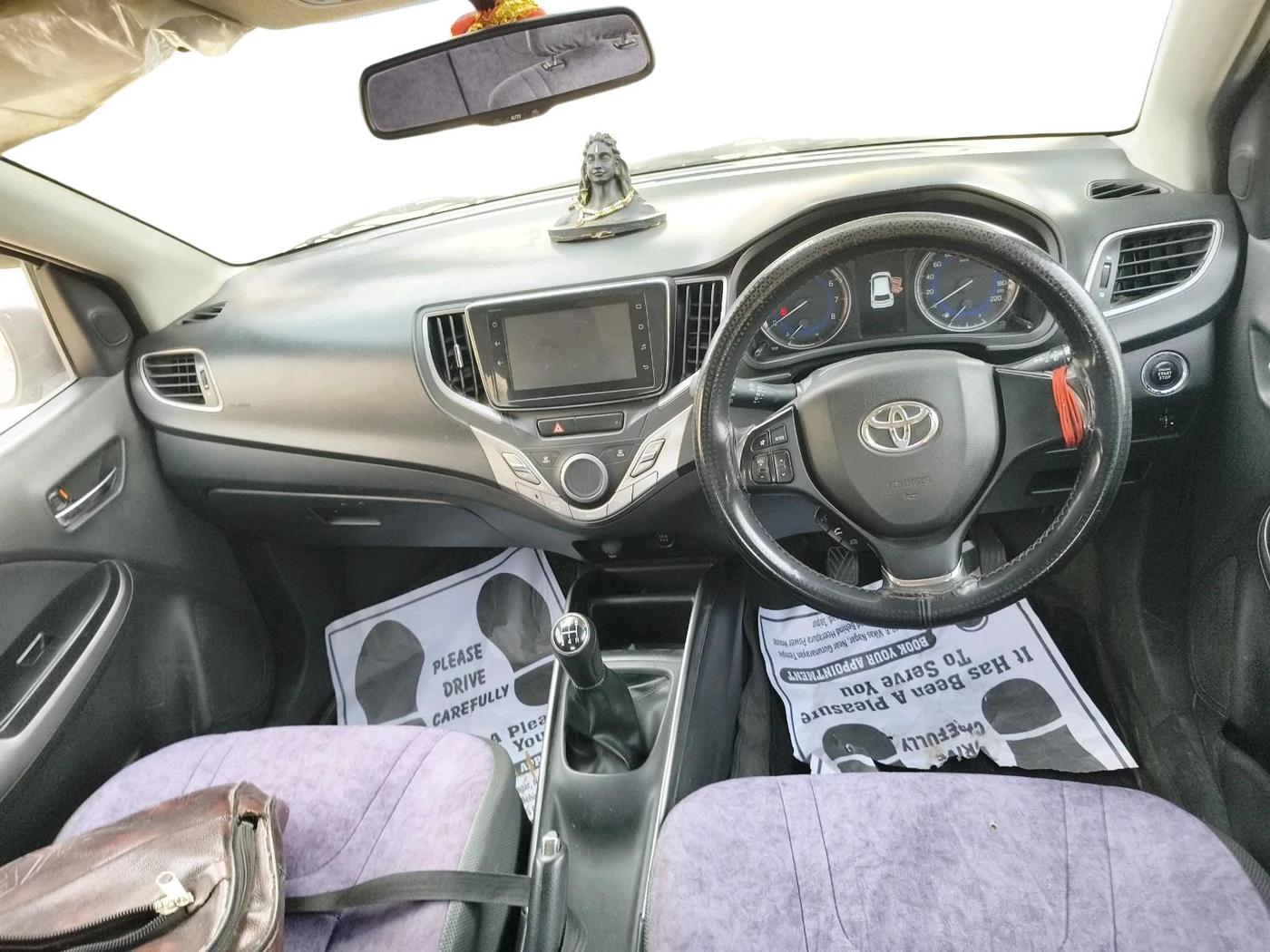 2019 Toyota Glanza G, Petrol, Manual, 1,13,794 km, interior