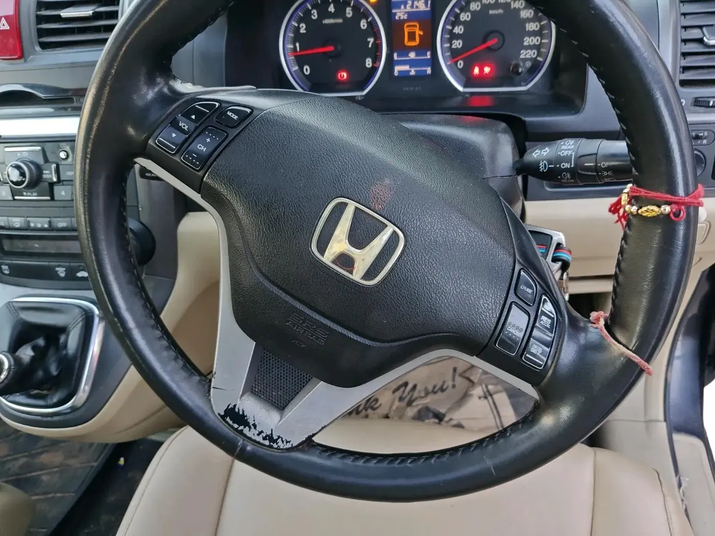 2011 Honda CRV 2.4L 2WD MT, Petrol, Manual, 1,10,600 km, interior